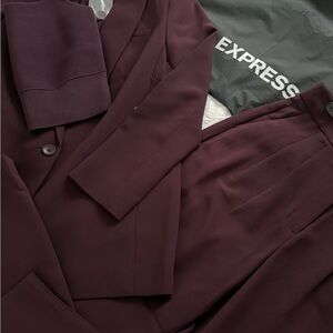 Express Rich Plum Women’s Suit Ensemble